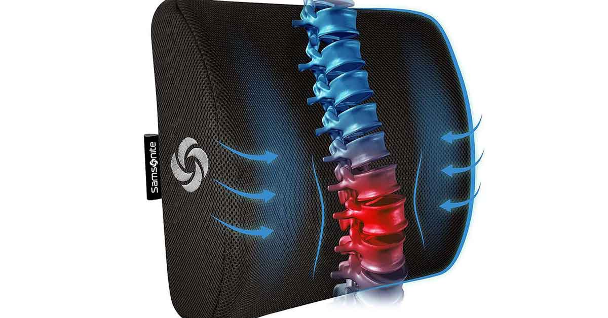 Samsonite lumbar support pillow